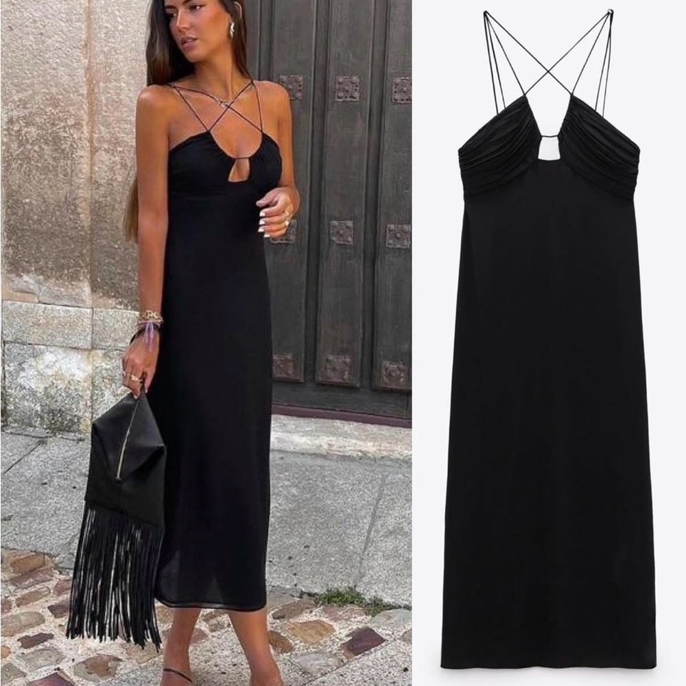 Zara Black Strappy Dress